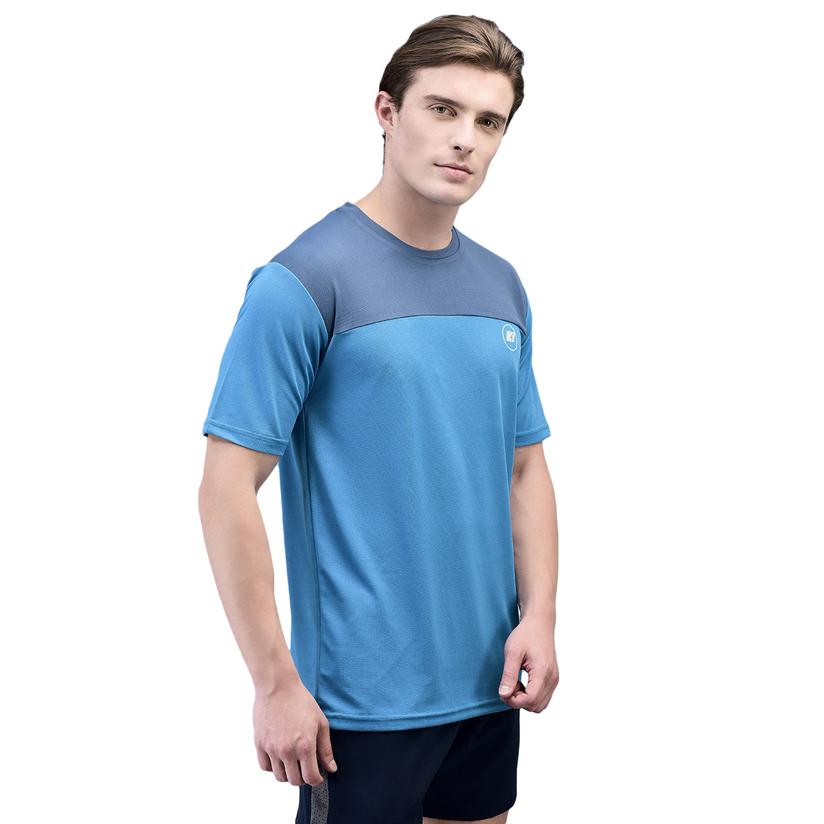 KI Dry Fit Pastel Blue Active Wear T-Shirts - Performance Gear for Gym Enthusiasts and Outdoor Athletes - KI Sports