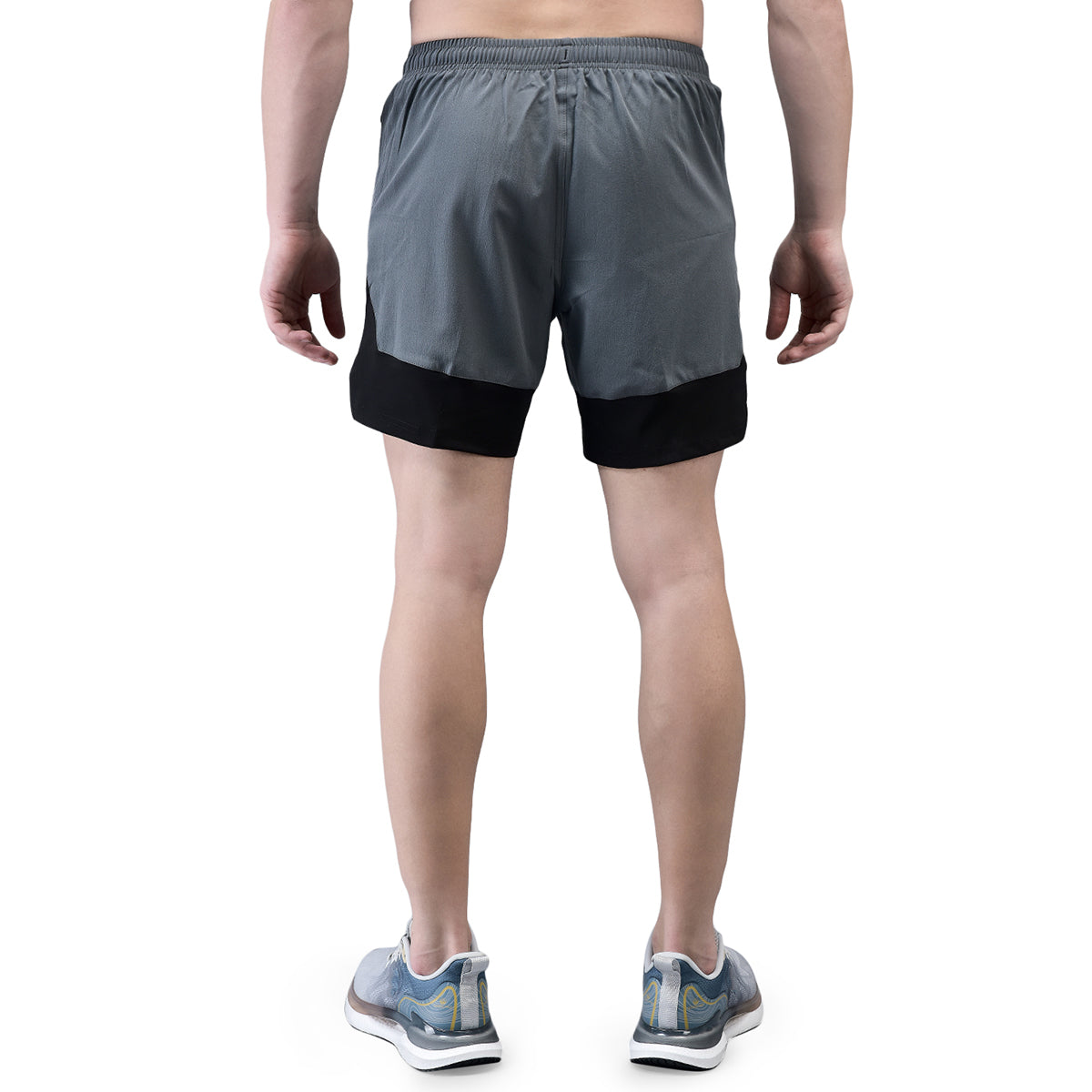 KI Elite Grey Black Training Shorts - Performance Gear for Professional Athletes - KI Sports