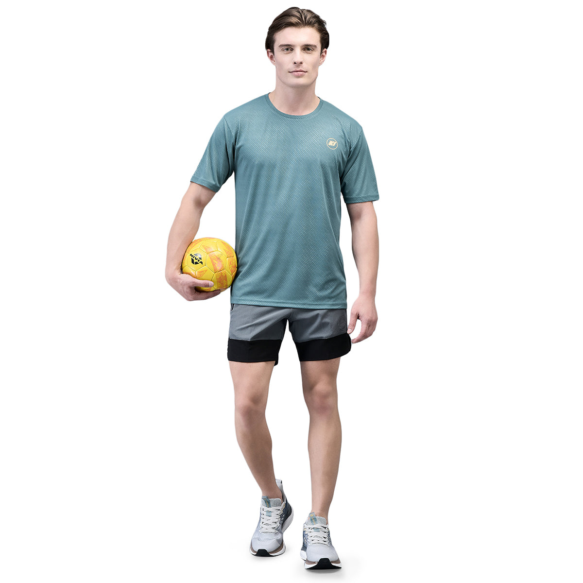 KI Elite Grey Black Training Shorts - Performance Gear for Professional Athletes - KI Sports