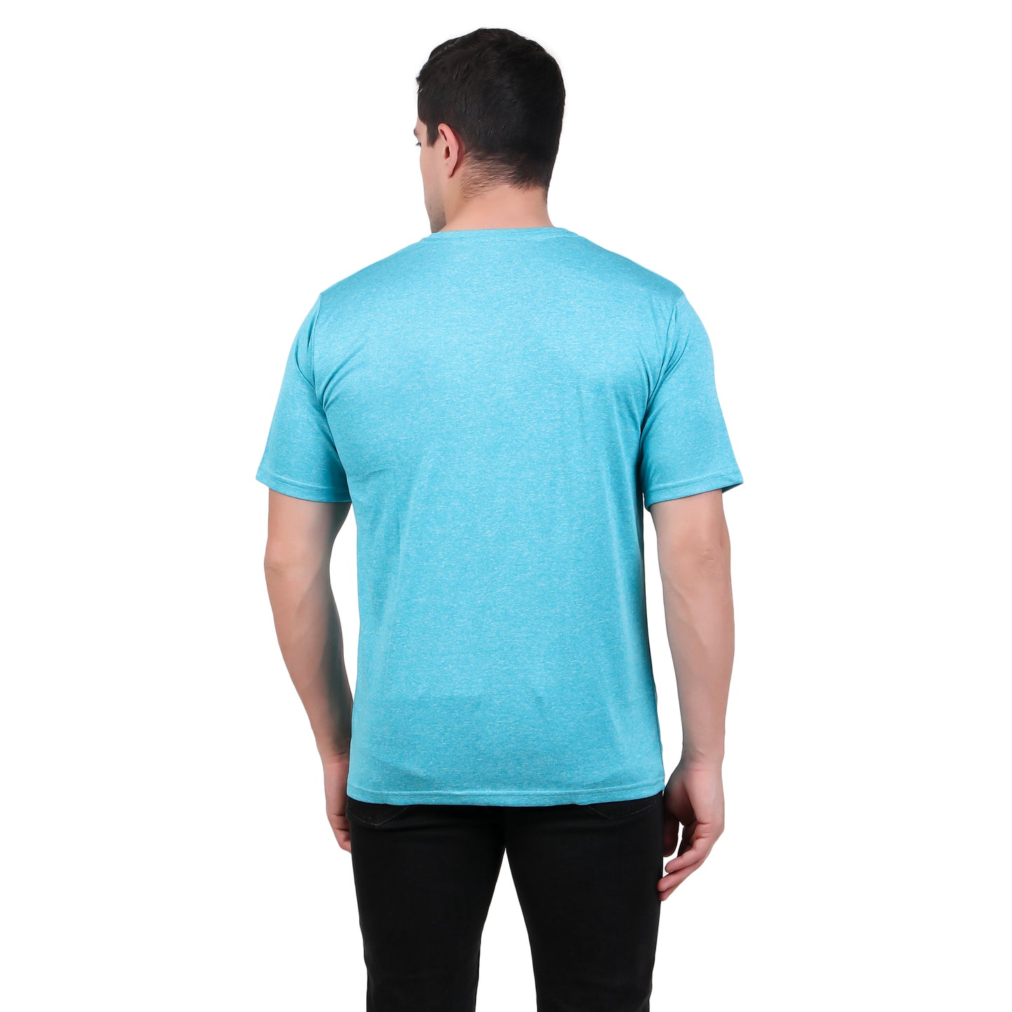 KI Activewear Sky Blue Men's Performance T-Shirt - Lightweight, Breathable, and Stylish - KI Sports