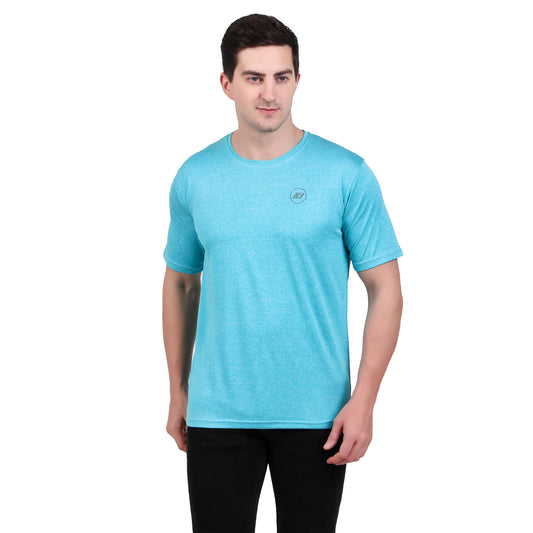 KI Activewear Sky Blue Men's Performance T-Shirt - Lightweight, Breathable, and Stylish - KI Sports