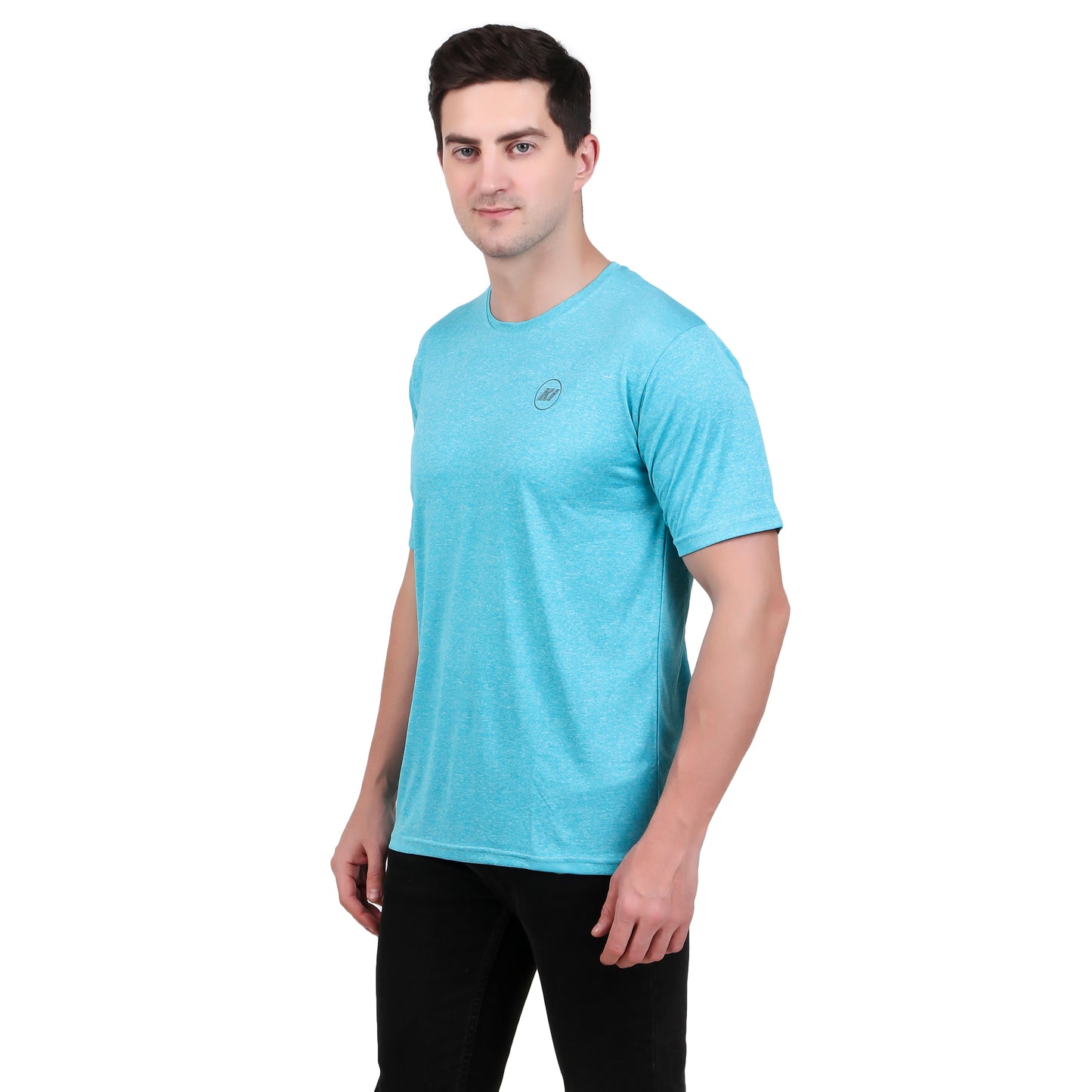 KI Activewear Sky Blue Men's Performance T-Shirt - Lightweight, Breathable, and Stylish - KI Sports