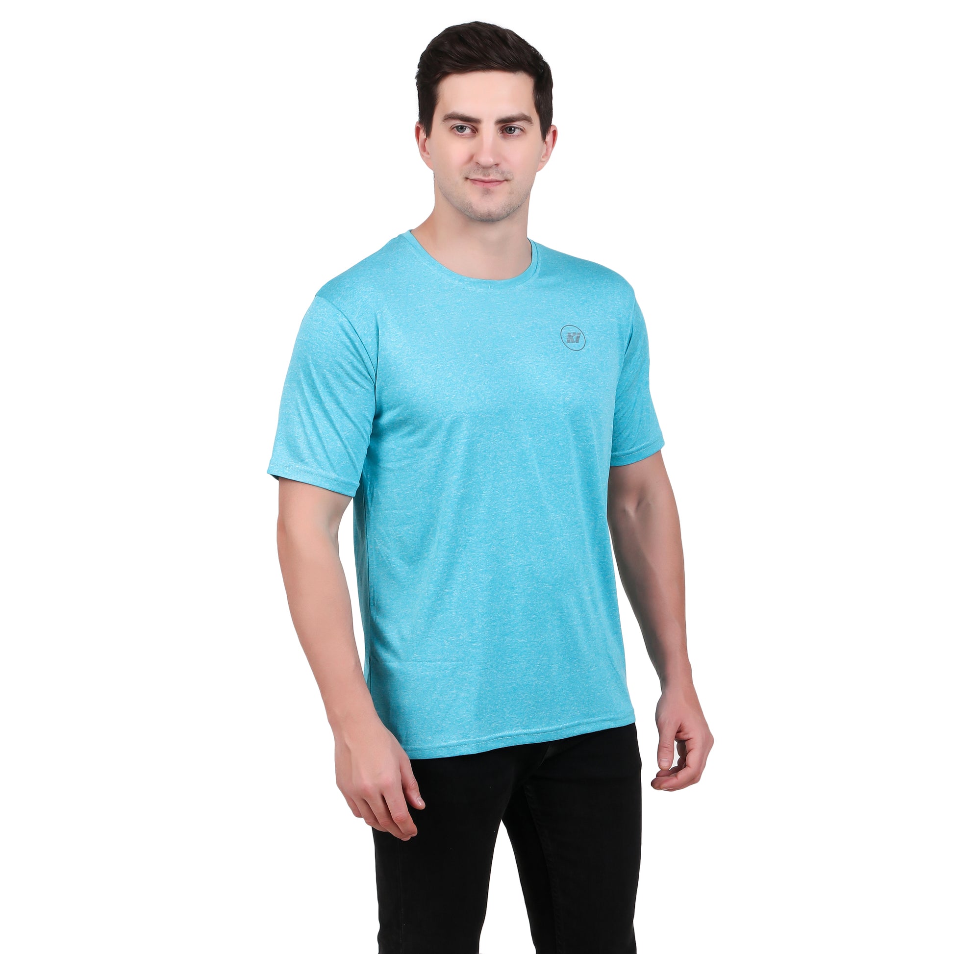 KI Activewear Sky Blue Men's Performance T-Shirt - Lightweight, Breathable, and Stylish - KI Sports