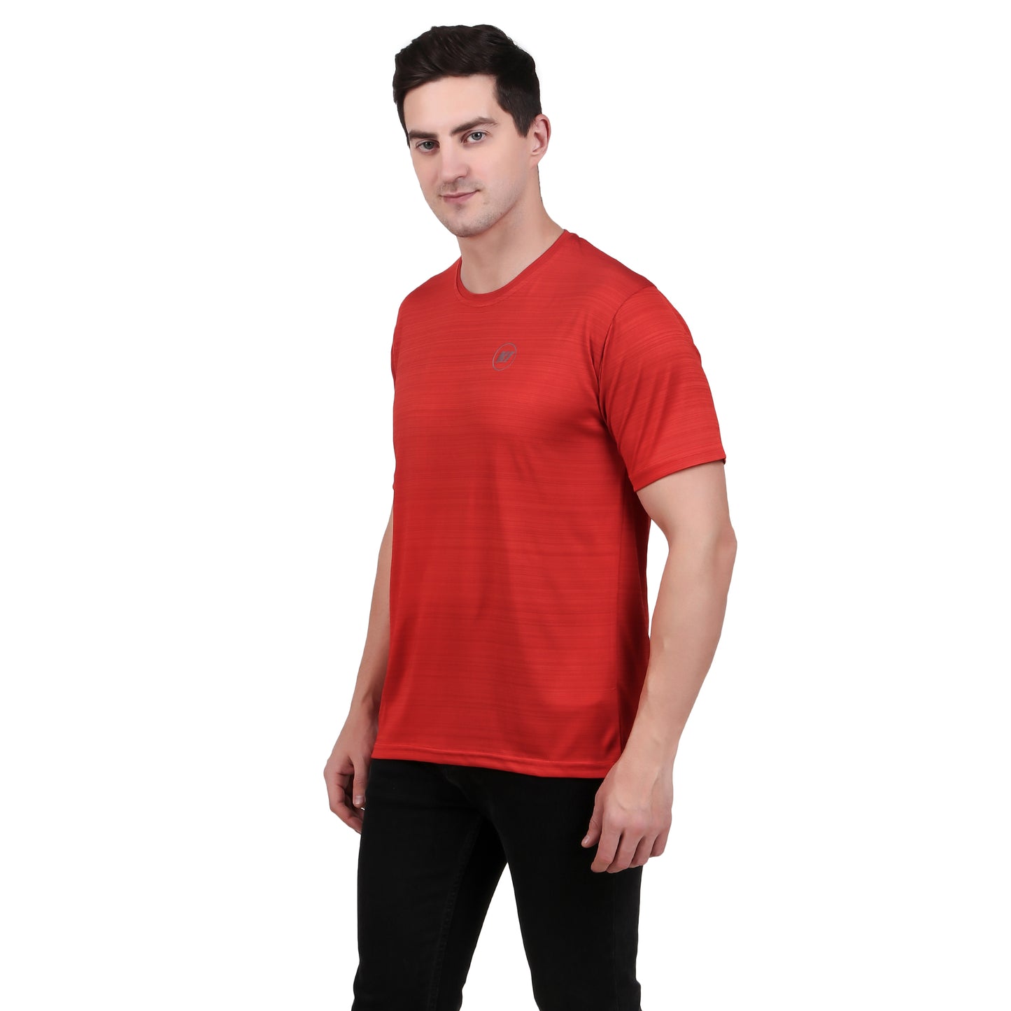 KI Activewear Red Men's Performance T-Shirt - Lightweight, Breathable, and Stylish - KI Sports