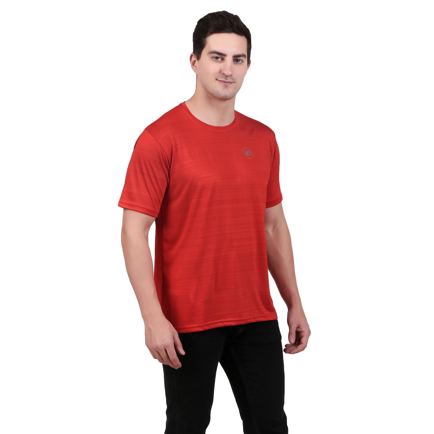 KI Activewear Red Men's Performance T-Shirt - Lightweight, Breathable, and Stylish - KI Sports