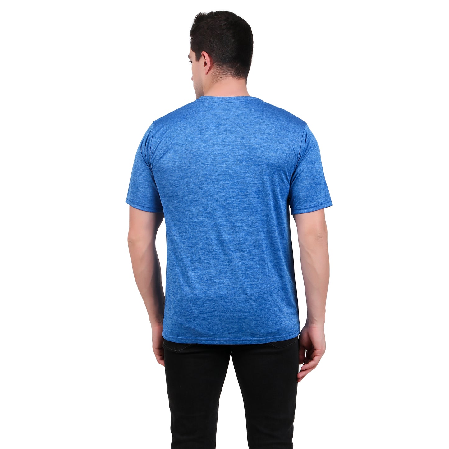 KI Activewear Dark Blue Men's Performance T-Shirt - Lightweight, Breathable, and Stylish - KI Sports