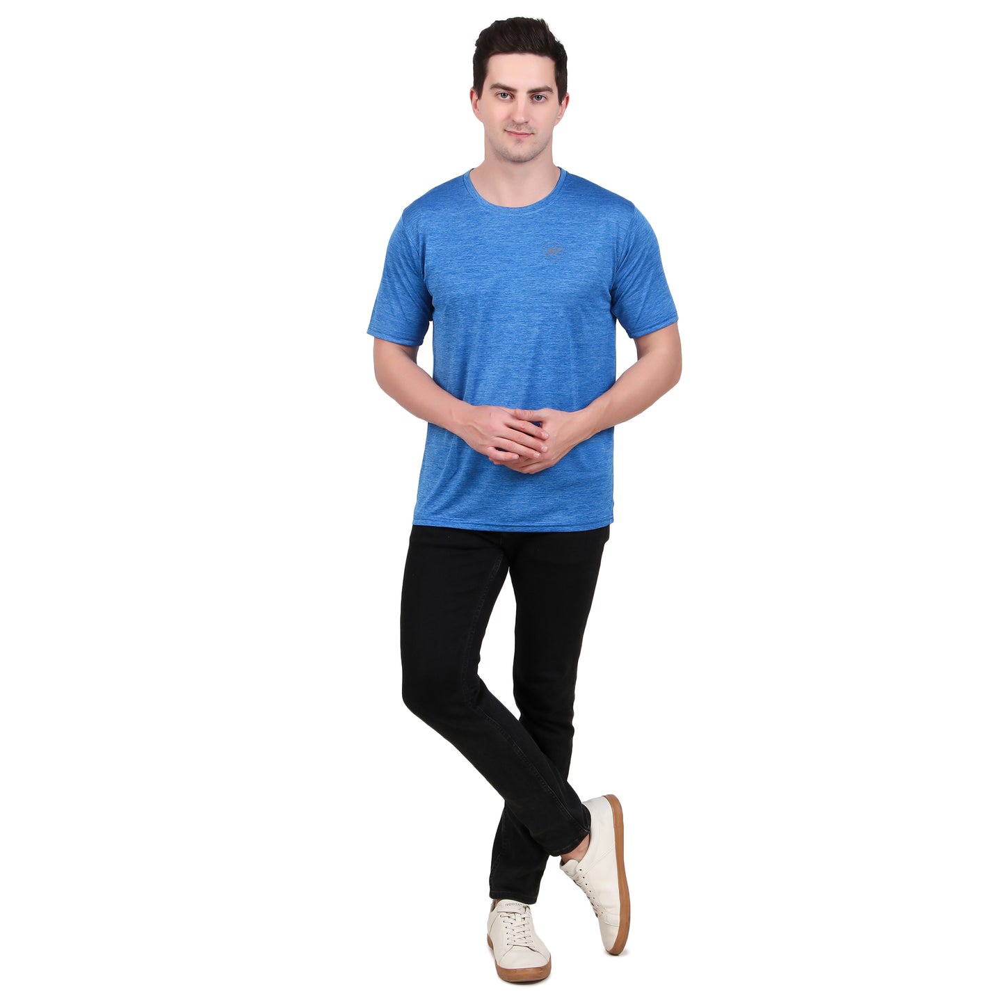 KI Activewear Dark Blue Men's Performance T-Shirt - Lightweight, Breathable, and Stylish - KI Sports