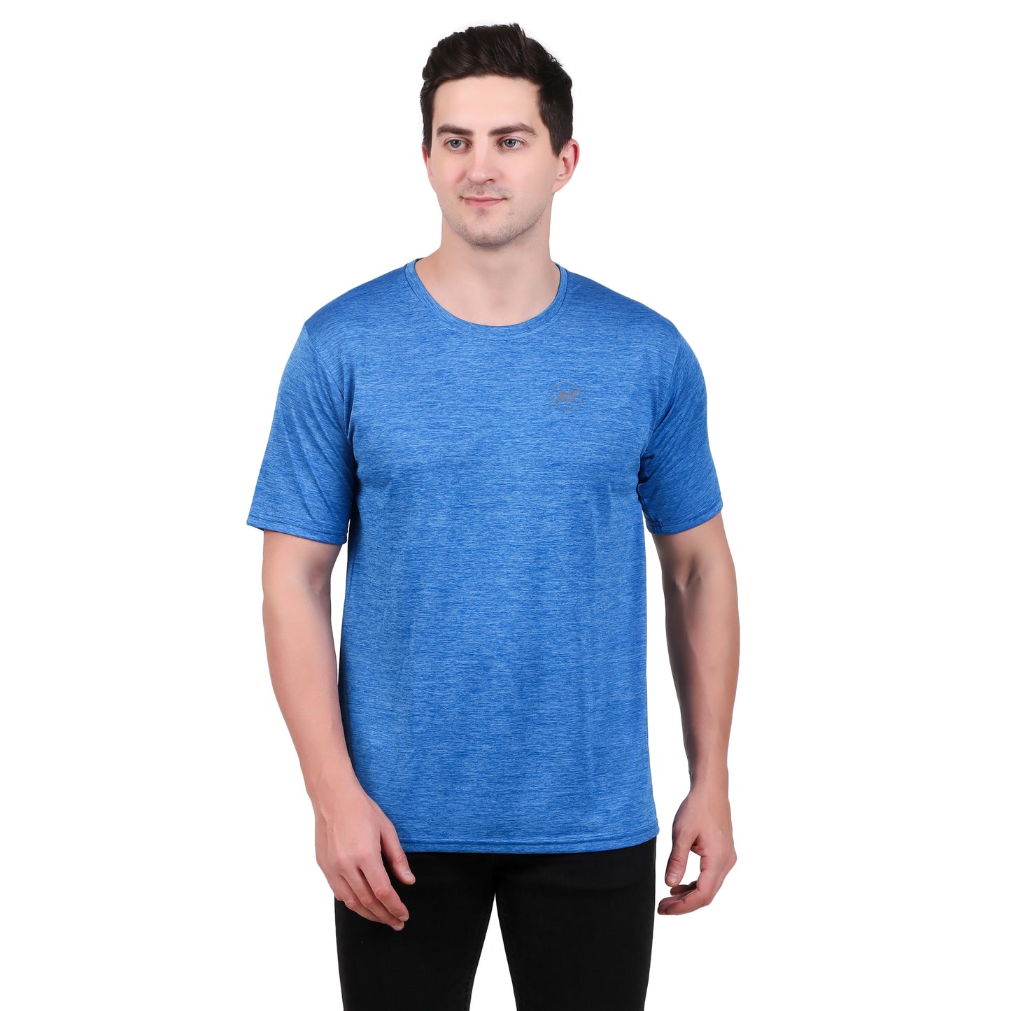 KI Activewear Dark Blue Men's Performance T-Shirt - Lightweight, Breathable, and Stylish - KI Sports