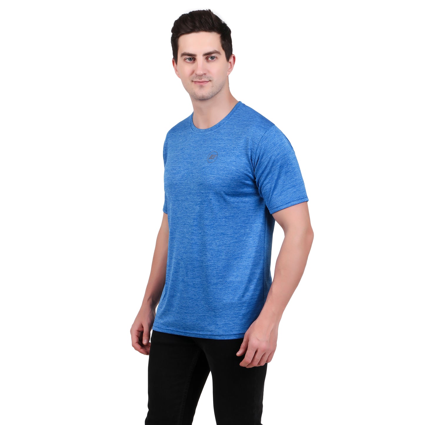 KI Activewear Dark Blue Men's Performance T-Shirt - Lightweight, Breathable, and Stylish - KI Sports