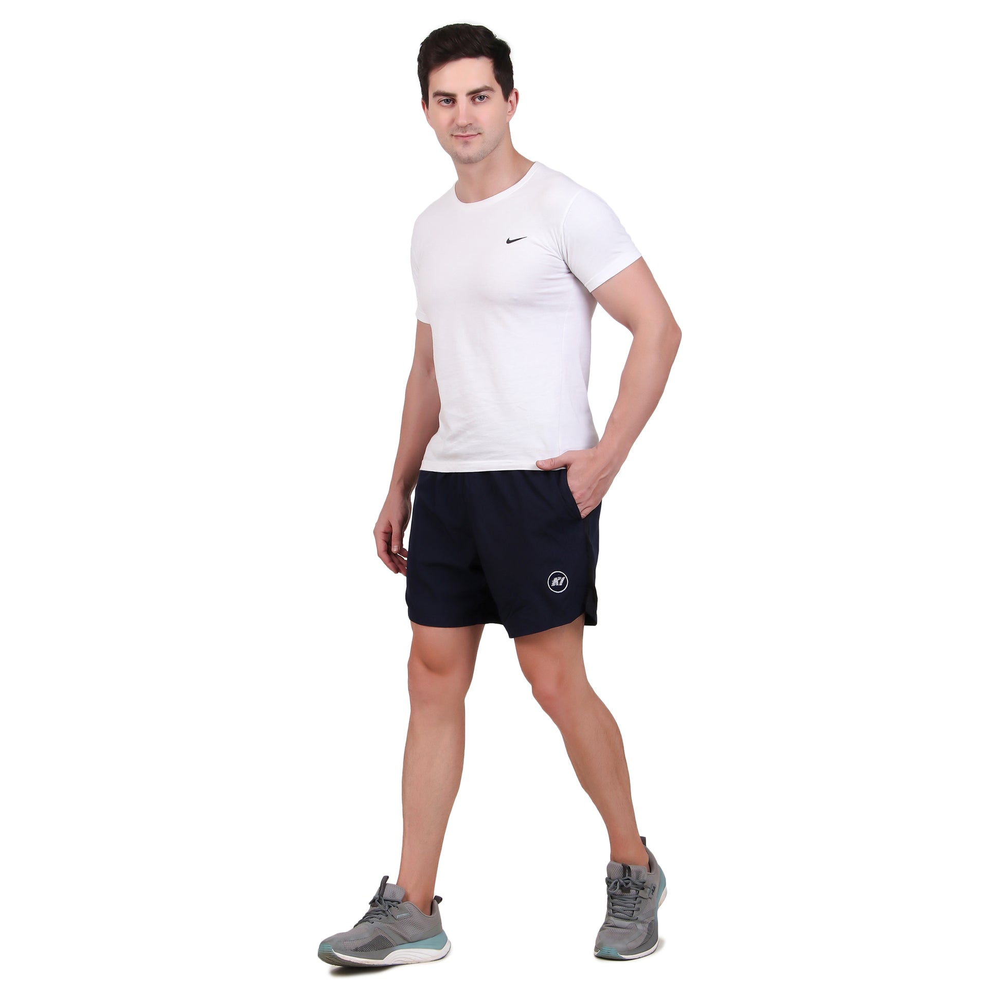 KI Navy Training Shorts With Running Supporter - Versatile Comfort for Active Lifestyles - KI Sports