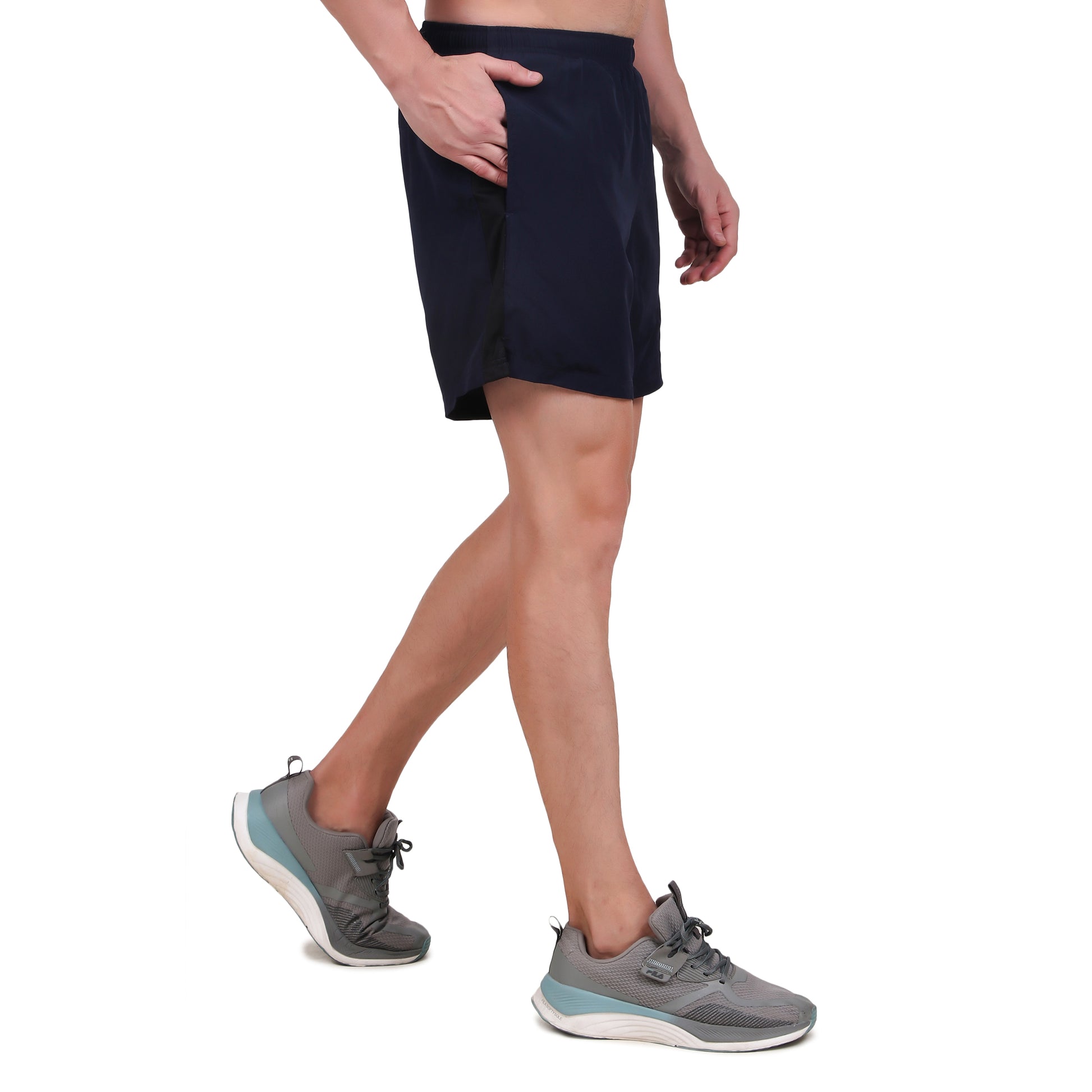 KI Navy Training Shorts With Running Supporter - Versatile Comfort for Active Lifestyles - KI Sports