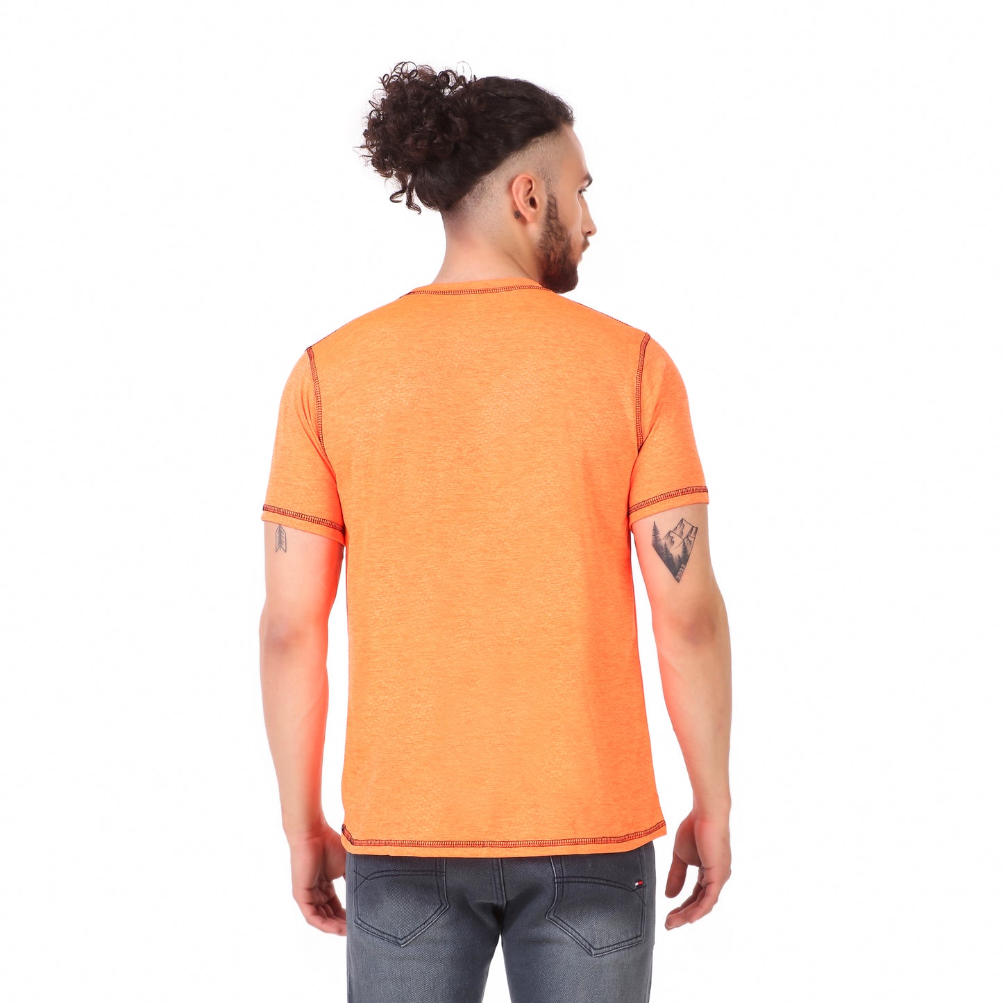 Drifit TShirt Orange Melange - KI Sports