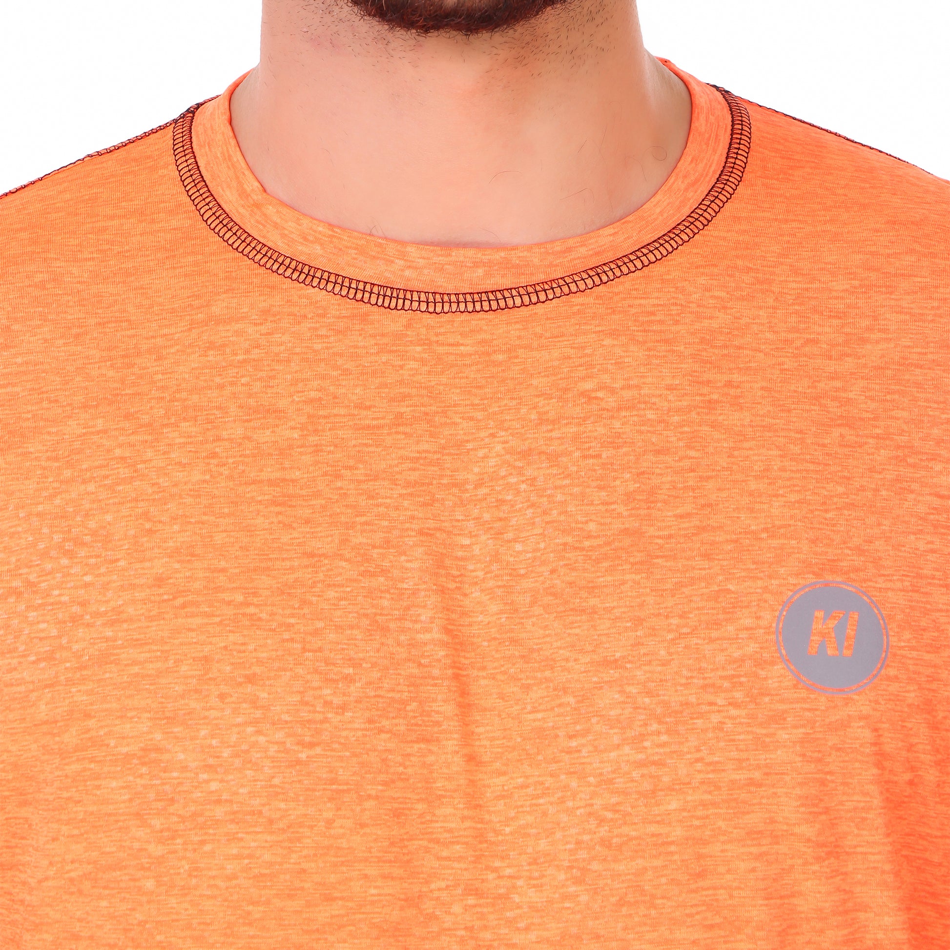 Drifit TShirt Orange Melange - KI Sports