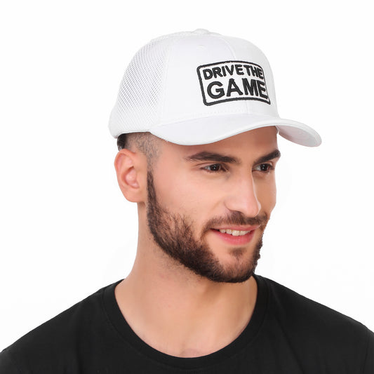 Drive the Game Cap White - Ultimate Comfort and Style for Every Athlete - KI Sports