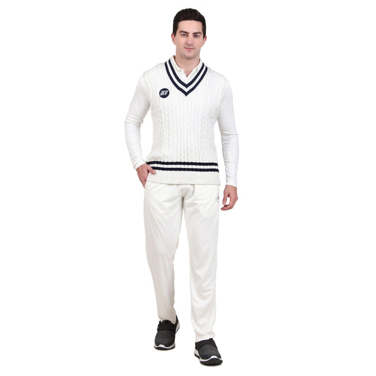 KI Professional Half Sleeve Cricket Sweater - Performance Gear for Winter Matches - KI Sports