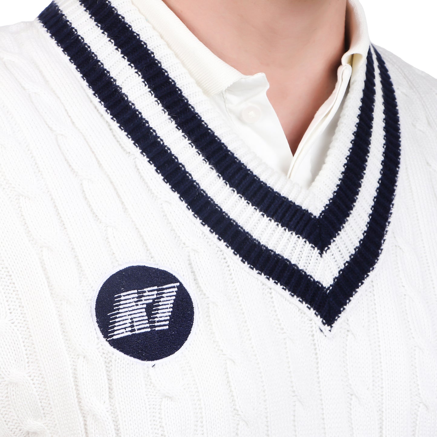 KI Professional Half Sleeve Cricket Sweater - Performance Gear for Winter Matches - KI Sports